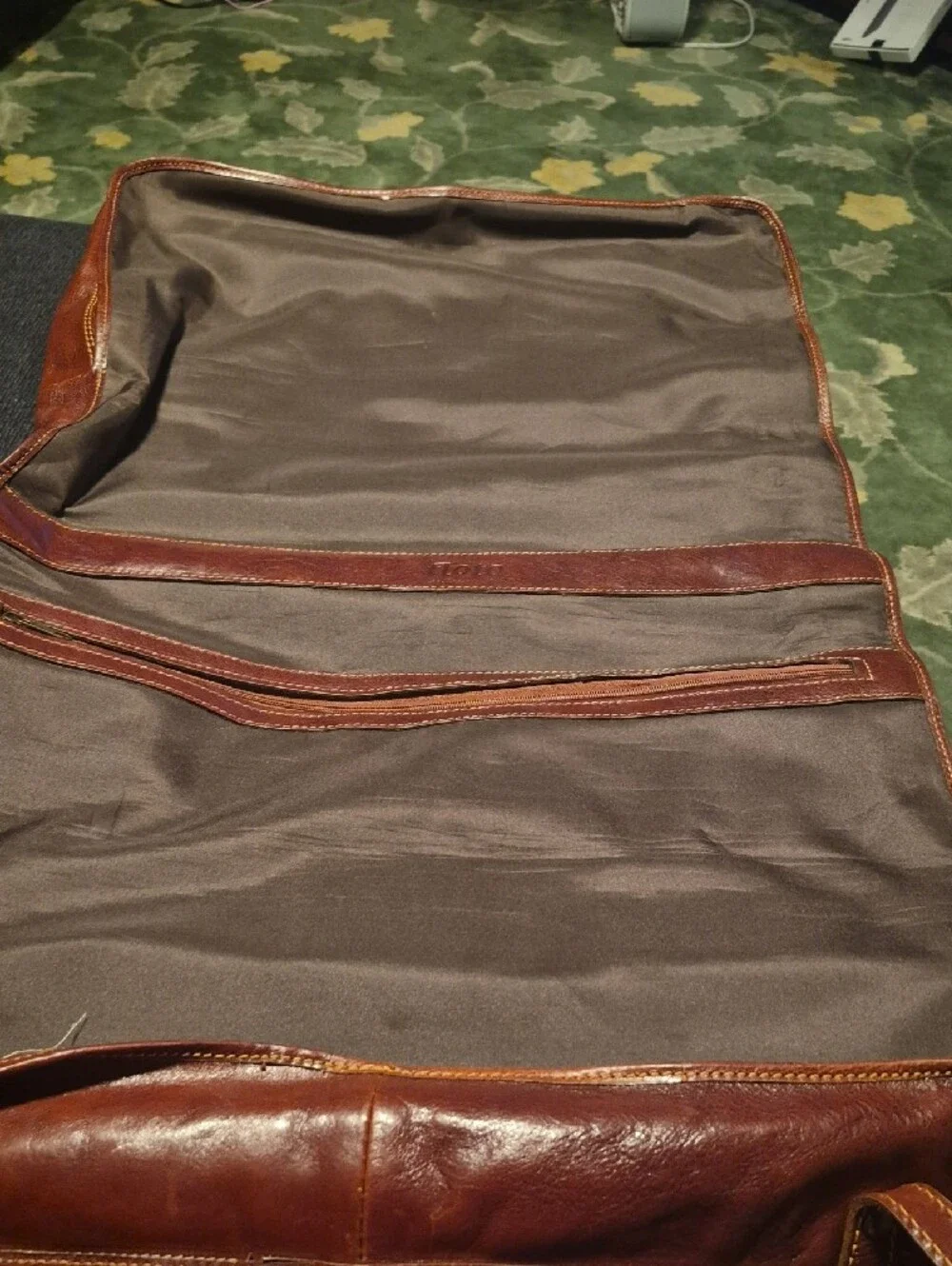 Men’s Leather Briefcase in Rich Brown